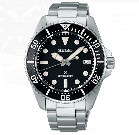 Seiko SNE597 Time Saat Garantili Safir Çizilmez Cam 20 ATM Suya Dayanıklı Metalik Renk Erkek Kol Saati