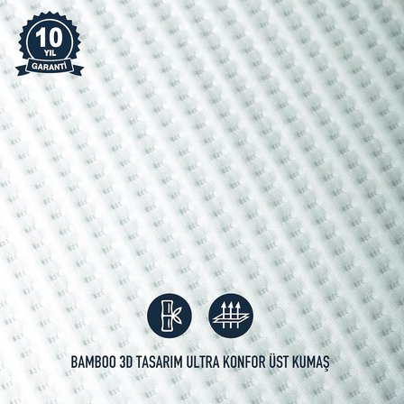Bambu Ultra Sessiz Sıvı Geçirmez Yatak Koruyucu Alez (60 * 120)
