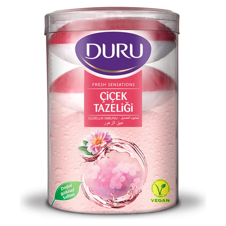 5 Adet Duru Güzellik Sabunu Fresh Çiçek Tazeliği 400 G