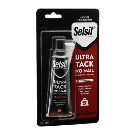 3104 Ultra Tack No Nail Güçlü Yapıştırıcı Beyaz 350 Kg Dayanıklı 50 Ml