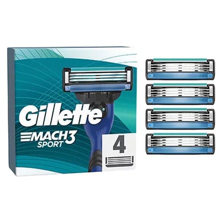 4 Adet Gillette Mach3 Start Yedek Tıraş Bıçağı