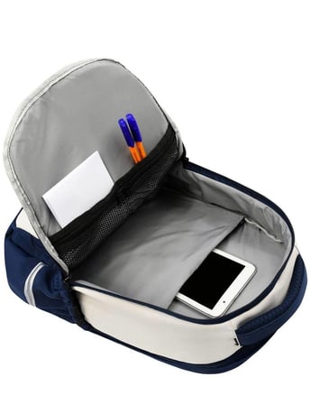 Çok Bölmeli Ergonomik Okul Sırt Çantası – Geniş İç Hacim, Yan Cepli ve Tablet/Laptop Bölmeli