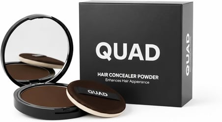 Saç Kapatıcı Pudra, Kahverengi, Unisex Saç ve Sakal Dolgunlaştırıcı, Doğal Görünüm, 10gr
