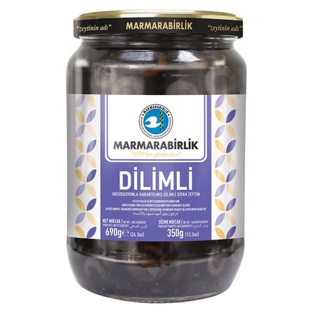 4 Adet Marmarabirlik Dilimli Siyah Zeytin