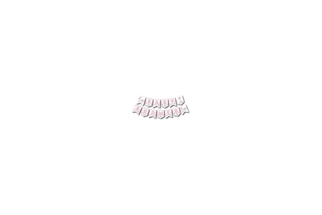 Zikzak Banner Baby Shower Pembe Fil