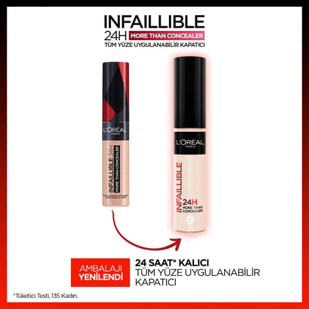 L'Oreal Paris Infaillible Tüm Yüze Uygulanabilir Kapatıcı - 323 Fawn