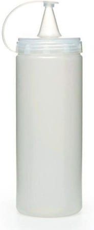 Şeffaf Kapaklı Sızdırmaz Yağlık Sosluk Şişesi Plastik Yağdanlık 400 ml. AP-9028