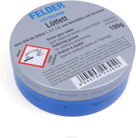 Felder Lötfett 100 gr Lehim Pastası