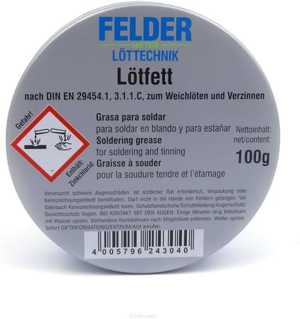 Felder Lötfett 100 gr Lehim Pastası