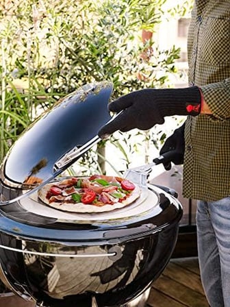 ® Pizza küreği, pizza küreği, pizza küreği, paslanmaz çelik, döner sap, yerden tasarruf sağlayan saklama için, pizza, ekmek vs. için, 6691