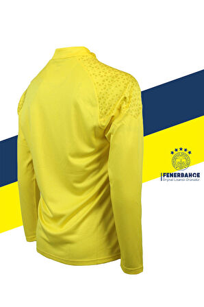 Fenerbahçe Orijinal Lisanslı 23/24 A Takım Futbolcu Yarım Fermuar Sweat