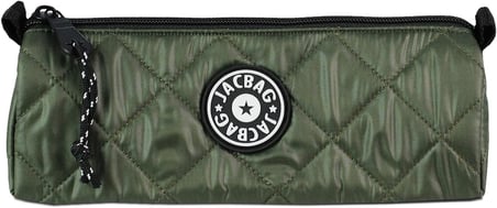 Jacbag Prime Soft Kapitone Kalem Kutusu, Pembe, Fermuarlı (Haki)