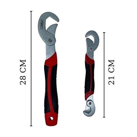 Çok Fonksiyonlu Ergonomik  Ayarlanabilir Büyük Küçük Akıllı Pense Anahtar 2li Set
