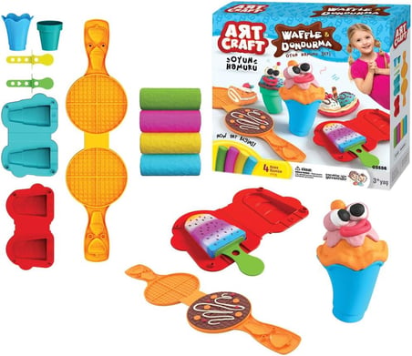 Fen Toys Waffle&amp; Dondurma Hamur Set 200Gr