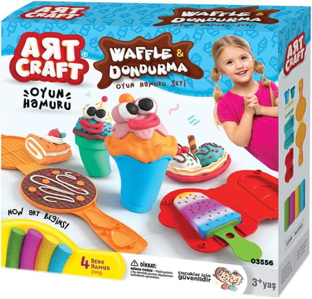 Fen Toys Waffle&amp; Dondurma Hamur Set 200Gr
