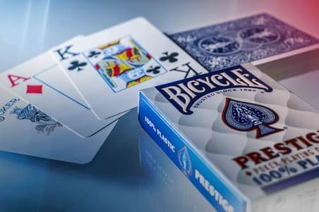 Prestige Rider Back %100 Plastik Endeks Oyun Kartları