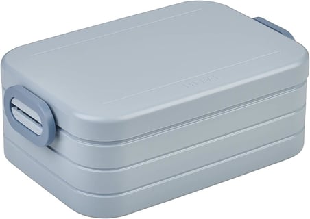 - Yemek kutusu Take A break midi – bölmeli beslenme kutusu – 4 tereyağı ekmeği için uygundur – 900 ml – Nordic blue