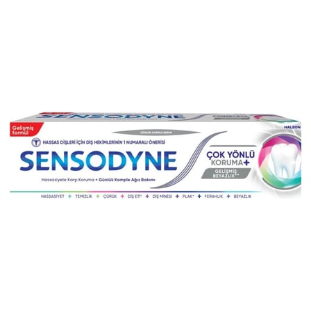 4 Adet Sensodyne Çok Yönlü Koruma Gelişmiş Beyazlık 75 Ml