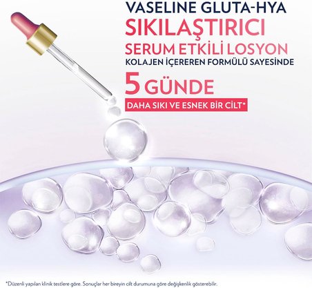Gluta-Hya Serum Etkili Vücut Losyonu, Sıkılaştırıcı, 200 Mililitre