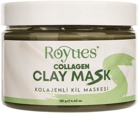 Kolajen Kil Yüz Maskesi 125gr - Siyah Nokta ve Leke Giderici, Gözenek Temizleyici