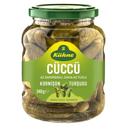4 Adet Kühne Cüccü Kornişon Turşusu 340 G