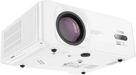 Hoco. DT3 Smart 1080P Full HD Projeksiyon – Elektrik Otomatik Odaklama, Android Kablosuz Bağlantı, WiFi/Bluetooth Destekli, Ev Sineması ve İş Sunumları için