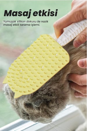 Silikon Kedi Köpek Tarağı Tüy Toplayıcı Tarak Kısa Tüylü Kediler İçin Tüy Toplama Fırçası Tarak,515201797
