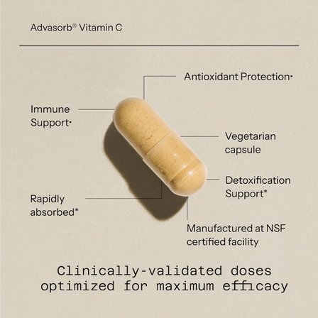 Advasorb Vitamin C With PureWay-C and Milk Thistle BİOPERINE 60 Veg. Caps