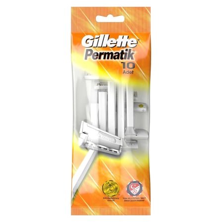 3 Adet Gillette Permatik Kullan At Tıraş Bıçağı 10'lu