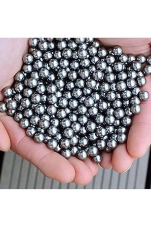 Dünya Magnet 100 Adet - Çelik Bilya, 9 Mm, Çok Amaçlı Tane Demir Misket Rulman Bilye