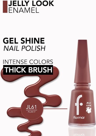 Jelly Look Yüksek Pigmentli &amp; Parlak Bitişli Jel Görünümlü Oje