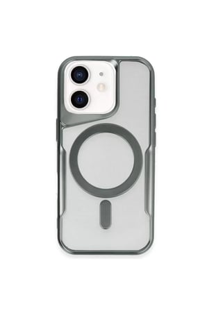 Newface Apple İphone 11 Kılıf Boyi Magsafe Silikon Kapak - Yeşil