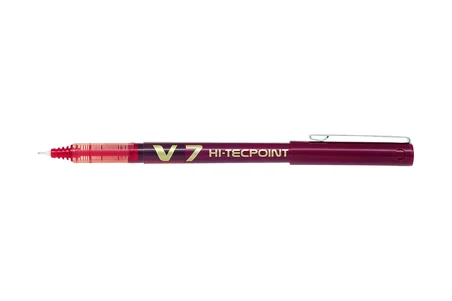 Pen V7 Hi-Tecpoint 0,7mm Roller Kalem Kırmızı N:BX-V7-R