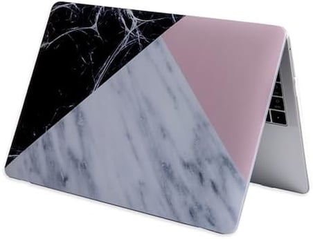 Macbook Air Kılıf 13 inç Mermer09NL Eski USB Girişli Model 2010-2017 A1369 A1466 ile Uyumlu Karışık