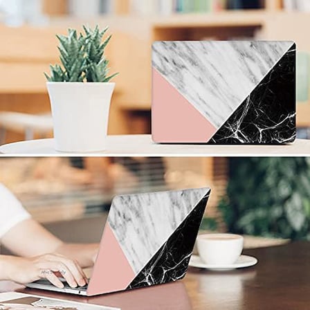 Macbook Air Kılıf 13 inç Mermer09NL Eski USB Girişli Model 2010-2017 A1369 A1466 ile Uyumlu Karışık