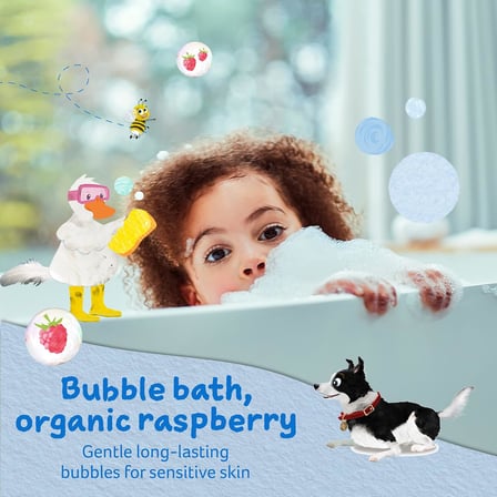 Organik Ahududu Özlü Banyo Köpüğü 250ml