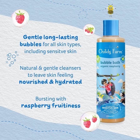 Organik Ahududu Özlü Banyo Köpüğü 250ml