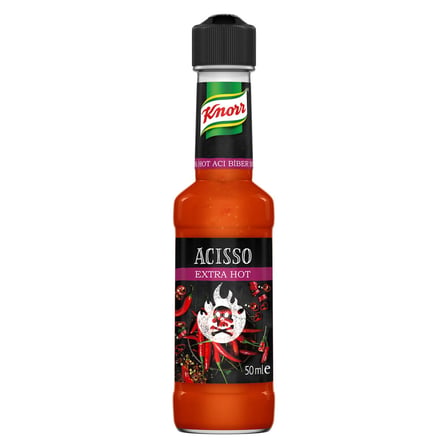5 Adet Knorr Acısso Extra Hot Acı Biber Sosu 50 Ml