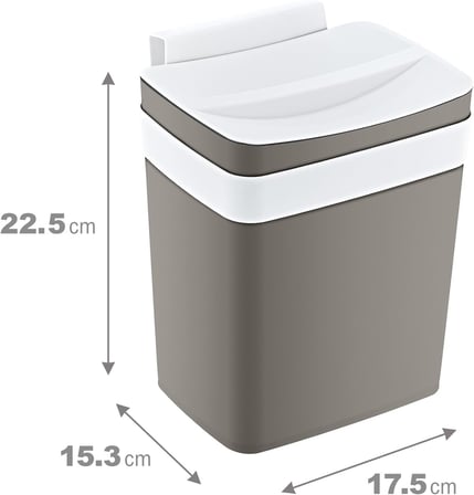 Soft Askılı Çöp Kutusu 4 LT BEJ