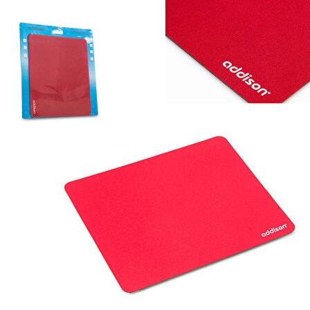 Addison 300143 Mouse Pad Kırmızı 18x22cm