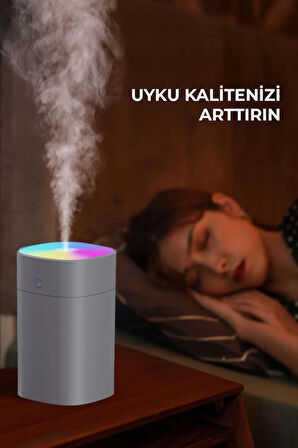 H2O Humidifier 400 Ml Ulrasonik Hava Nemlendirici Buhar Makinesi Ve Aroma Difüzörü H2o 4507  DBG-1908
