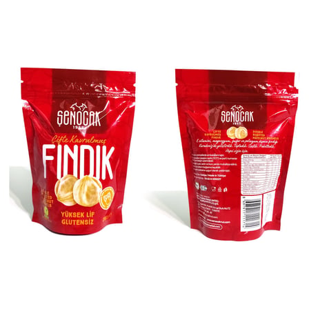 4 Adet Şenocak Çifte Kavrulmuş Fındık 200 G