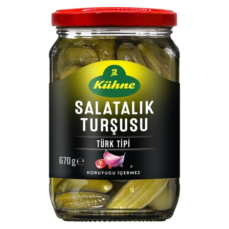 4 Adet Kühne Salatalık Turşusu Türk Tipi 670 G