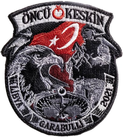 Airforcemarket Nakışlı Arma Siyah Amerikan Fermuarlı (cırt) Askeri Görev Yamaları, Bayrak (Atatürk Peç)