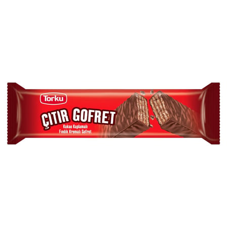 4 Adet Torku Fındık Kremalı Çıtır Gofret 12x30 G