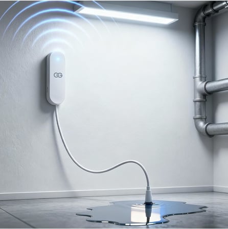 Akıllı Wifi Su Kaçağı Dedektörü (Kablolu) Tuya &amp; Smart Life Uyumlu