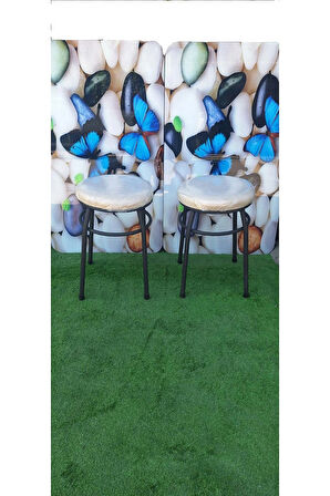 2'li Tabure Statık Ayaklı