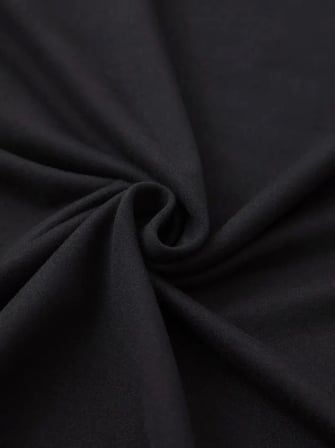 Modi Green Baskılı Oversize Bisiklet Yaka T-shirt - Siyah