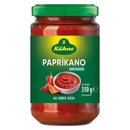 3 Adet Kühne Paprikano Acı Biber Sosu 350 G