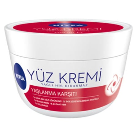 3 Adet Nivea Yaşlanma Karşıtı Yüz Kremi 100 Ml